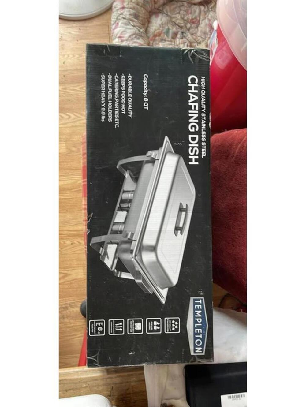 Templeton 8QT High-Quality Stainless Steel Chafing Dish